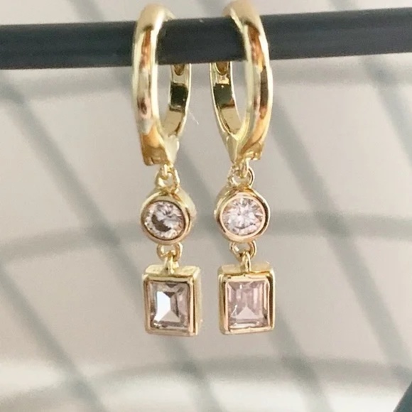 Shashi Jewelry - NEW SHASHI Drop Huggie Earrings